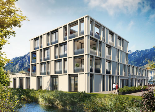 Projektleitung des Entwurfsteams bei Baumschlager Eberle Architekten durch Stephan Kurath, Sargans